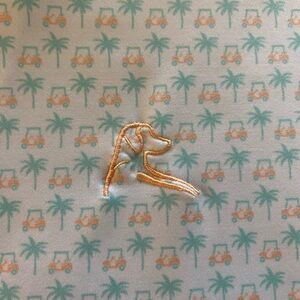 Rhoback Men’s Performance Polo “The Koopa” Palm Tree Golf Cart Size XL